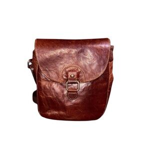 Jack Georges Leather Crossbody Purse
